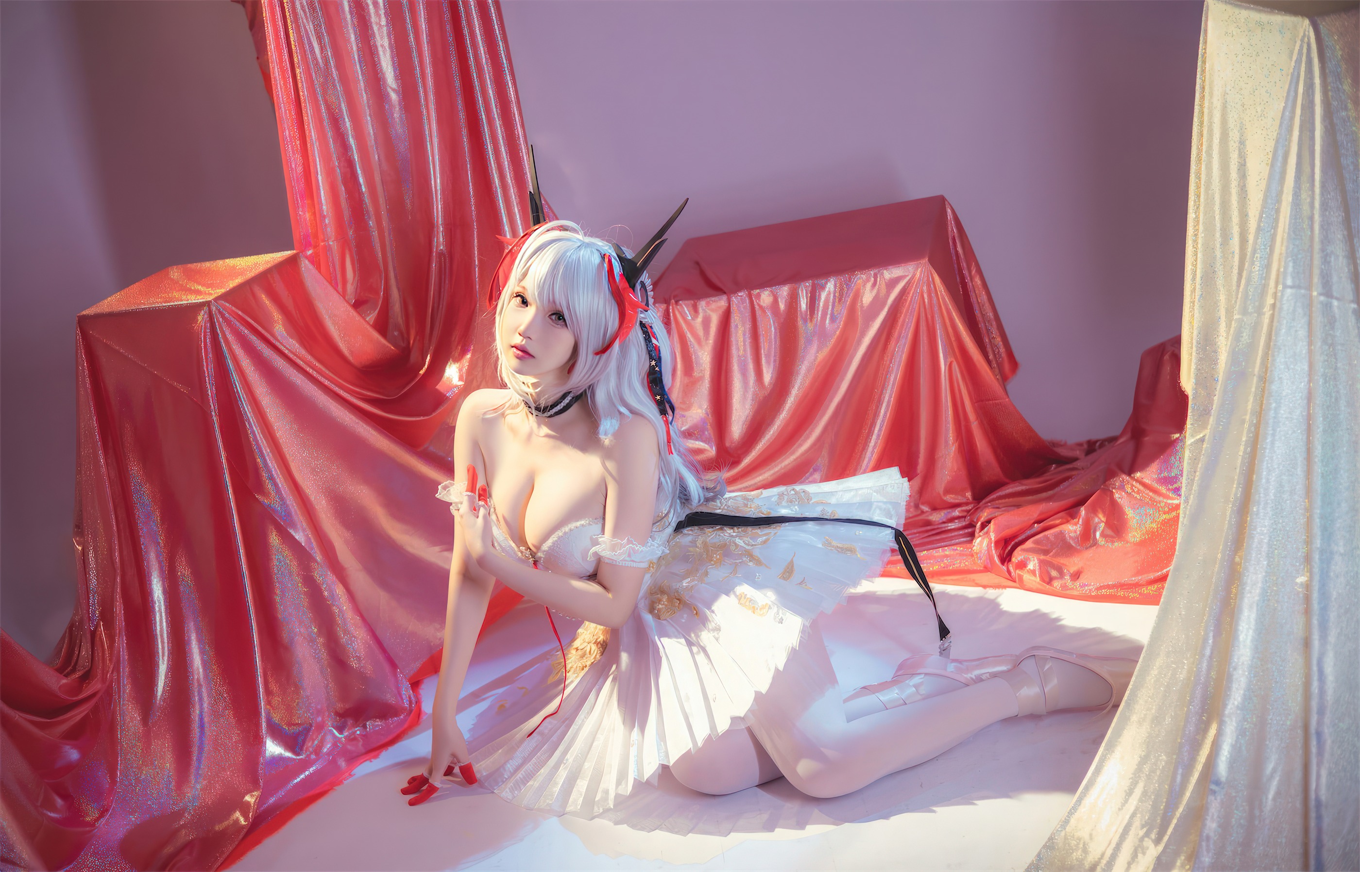 图片[1]-雪晴Astra – NO.045 明日方舟 W芭蕾[80P]-XikXak